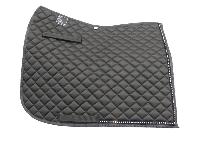 Black Dressage Saddle Pad with Crystals